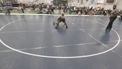 120 lbs Cons. Rd Of 16 - Diesel Johnson, Jimenez Training Academy vs Casen Becker, Black Fox Wrestling Academy