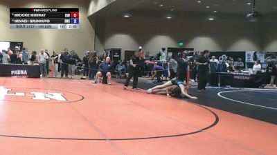 140 lbs Quarters - BROOKE MURRAY, Empire Girls Wrestling vs Nevaeh Grunhuvd, Diehard Wrestling Club
