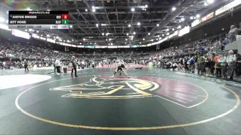 126 lbs Cons. Round 5 - Jett Hone, Blackfoot vs Justus Briggs, Meridian