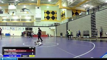 67 lbs 7th Place Match - Boaz Roland, Central Indiana Academy Of Wrestling vs William Crull, Northeastern Wrestling Club