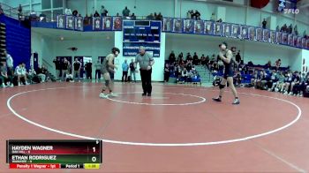 150 lbs Champ Round 1 (16 Team) - Ethan Rodriguez, Wawasee vs Hayden Wagner, Oak Hill