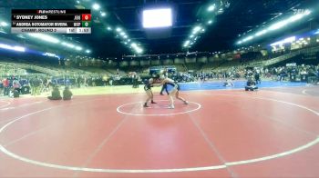 130 lbs Champ. Round 2 - Sydney Jones, Jensen Beach vs Andrea Sotomayor Rivera, Winter Springs