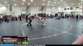 110 lbs Semifinal - Abrum Swathwood, Garrett Wrestling Club vs Kylle Riley, Contenders Wrestling Academy