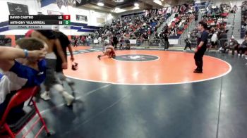 144 lbs Cons. Round 2 - David Castro, Arlington vs Anthony Villarreal, Rancho Mirage