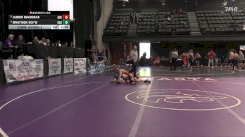 125 lbs Cons. Round 2 - Brayden Boyd, Corban University vs James Maheras, Arizona Christian University