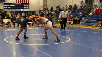 133 lbs Placement Matches (8 Team) - Jake Aho, Rochester Tech vs Joseph Ramirez, Nassau CC