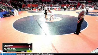 2A 150 lbs Cons. Round 1 - Caden Frey, Marion (H.S.) vs Andrew Musil, Darien (Hinsdale South)