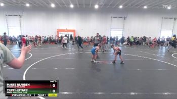 70 lbs Semifinal - Manse Rearden, Ninety Six Wildcats vs Tripp Hepfner, Rebel Wrestling Club