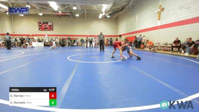 106 lbs Final - Giovanni Ramos, Team Tulsa Wrestling Club vs Camden Runnels, Honey Badgers Wrestling Club