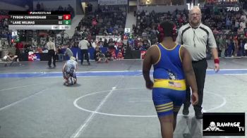 140 lbs Round 4 - Tyson Cunningham, Topeka Blue Thunder vs Lane Wilmas, Clearwater