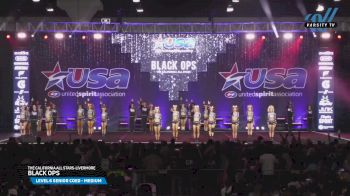 The California All Stars - Livermore - Black Ops [2025 L6 Senior Coed - Medium Day 2] 2025 USA All Star Cheer Super Nationals