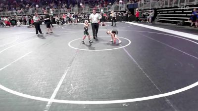 49 lbs Round Of 16 - Kayde Legg, Barnsdall Youth Wrestling vs Carvell Houston, Pattonville Pirates