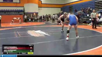 157 lbs Quarterfinal - Nick Barnhart, Messiah College vs Jack O`Donnell, Concordia University (WI)