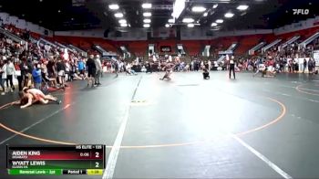 135 lbs Champ. Round 1 - Aiden King, DiSabato vs Wyatt Lewis, Clovis HS