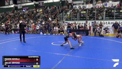 59 lbs Quarterfinal - Mason Novelli, AK vs Oscar Ormond, NC