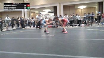 132 lbs Round Of 64 - Edward Ramirez, Rancho Mirage HS vs Kohen Sanders, MAW Wrestling Academy