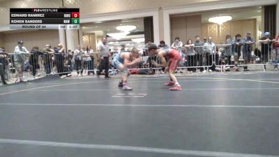 132 lbs Round Of 64 - Edward Ramirez, Rancho Mirage HS vs Kohen Sanders, MAW Wrestling Academy