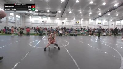 60 lbs Round 1 (8 Team) - Myles Cross, Contenders WA Blue vs Sam Smith, Capital City WC