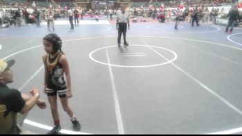 53 lbs Semifinal - Maribel Maestas, Lockjaw WC vs Jaedyn Carrillo, VC Outlaws