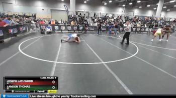 132 lbs Cons. Round 8 - Joseph Lathwood, HI vs Landon Thomas, MI