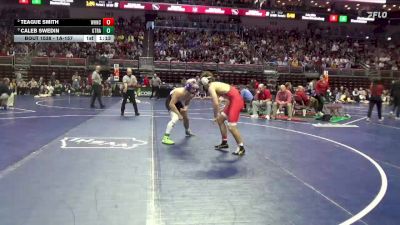 1A-157 lbs Semifinal - Caleb Swedin, GTRA vs Teague Smith, West Hancock, Britt