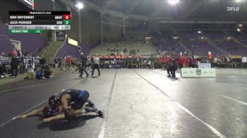 125 lbs 2nd Wrestleback (16 Team) - Jack Parker, Grand Valley State vs Ben DeForest, UMary