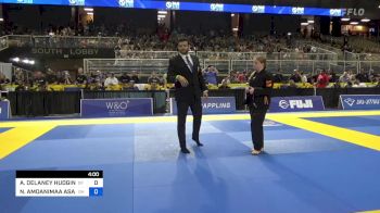 ARYA DELANEY HUDGINS vs NICKI-KAYLA AMOANIMAA ASARE 2024 Pan Kids Jiu-Jitsu IBJJF Championship