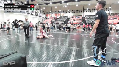 115 lbs Rr Rnd 3 - Jemma Patteson, IRONMEN Wrestling Club vs Kaydance Williams, Locust Grove Youth Wrestling