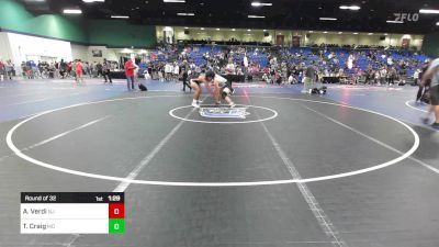 175 lbs Round Of 32 - Anthony Verdi, NJ vs Trey Craig, MO