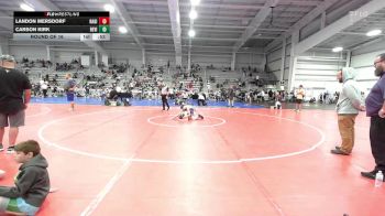 100 lbs Round Of 16 - Landon Mersdorf, Ragin Raisins Catawba ES vs Carson Kirk, Revival Orange