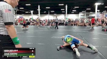 120 lbs Round 3 (4 Team) - Aiden Replogle, Grease Monkey`s vs Chase Martino, Orchard South WC