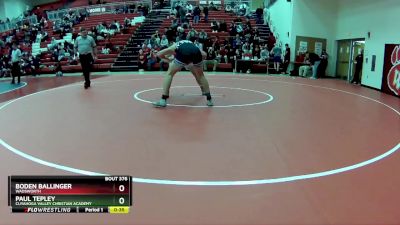 190 lbs 5th Place Match - Boden Ballinger, Wadsworth vs Paul Tepley, Cuyahoga Valley Christian Academy