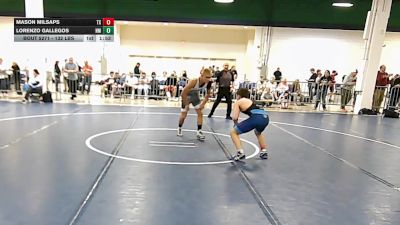 132 lbs Consi Of 32 #1 - Mason Milsaps, TX vs Lorenzo Gallegos, NM