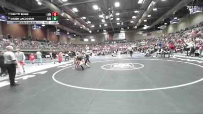 3A 215 lbs Cons. Round 1 - Dimitri Bunn, Emery vs Grady Jacobsen, Juab