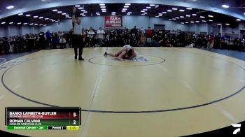 165 lbs Cons. Round 2 - Roman Calvani, Cavalier Wrestling Club vs Banks Lambeth-Butler, Richmond Wrestling Club