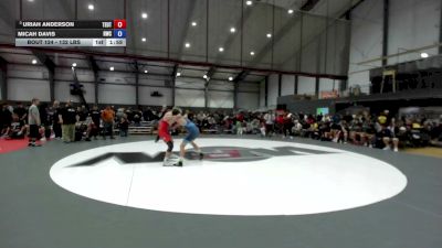 132 lbs Champ. Rd Of 16 - Uriah Anderson, Team Utah vs Micah Davis, Relentless Wrestling Club