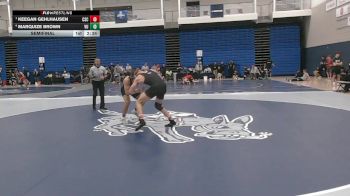 184 lbs Semifinal - Keegan Gehlhausen, Chadron State vs Marquize Brown, Vanguard