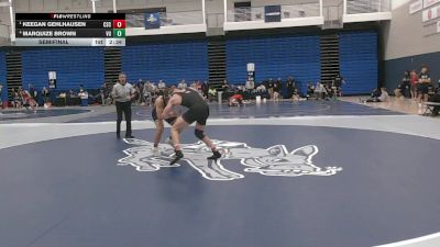 184 lbs Semifinal - Keegan Gehlhausen, Chadron State vs Marquize Brown, Vanguard