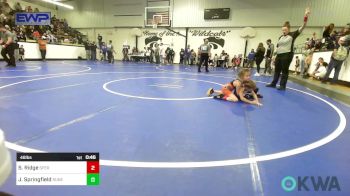 46 lbs Rr Rnd 2 - Shelby Ridge, Sperry Wrestling Club vs Josie Springfield, Runestone