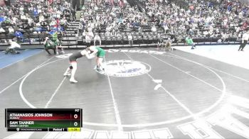 215 lbs Quarterfinal - Athanasios Johnson, Murray vs Sam Tanner, Green Canyon