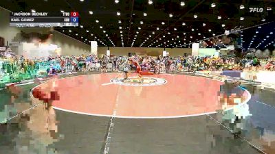 105 lbs Quarters - Jackson Beckley, Team Tulsa Wrestling Club vs Kael Gomez, Cleveland Highschool Wrestling