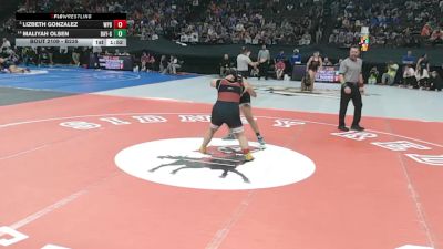 Champ. Round 1 - Lizbeth Gonzalez, West Point-Beemer vs Maliyah Olsen, Bayard