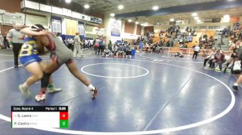 182 lbs Cons. Round 4 - George Lewis, West Valley (Hemet) vs Philip Castro, Brawley Union