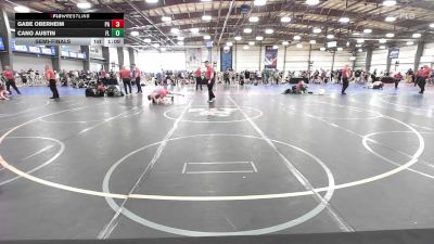 105 lbs Semifinal - Gabe Oberheim, PA vs Cano Austin, FL