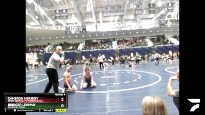 125 lbs Round 4 - Cameron Hershey, South Central Pa Wrestling Clu vs Bridger Lehman, Southern Tioga