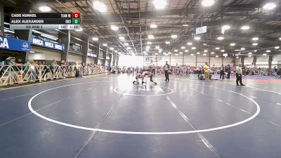 120 lbs Rr Rnd 2 - Cade Kunkel, Nebraska Red - HSB vs Alex Alexander, Diesel - HSB