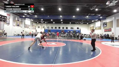 190 Boys Cons. Semi - Jovanni Mansour, Granite Hills vs Friday Pollard, Escondido