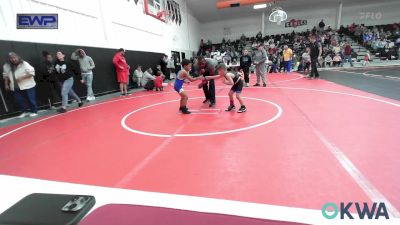 46 lbs Quarterfinal - Colton Contreras, Raw Wrestling Club vs Izaiah Jones, Checotah Matcats