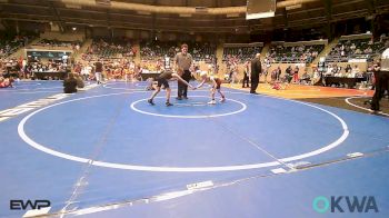 61 lbs Round Of 16 - Byrd Ware, Cleveland Takedown vs Aksel Davis, Tahlequah Wrestling Club