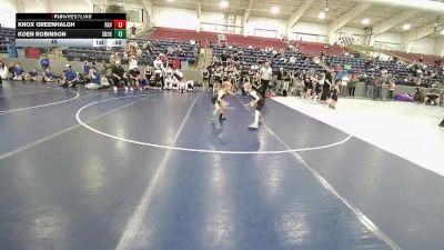 45 lbs Round 1 (4 Team) - Koen Robinson, Shootbox vs Knox Greenhalgh, Ravage